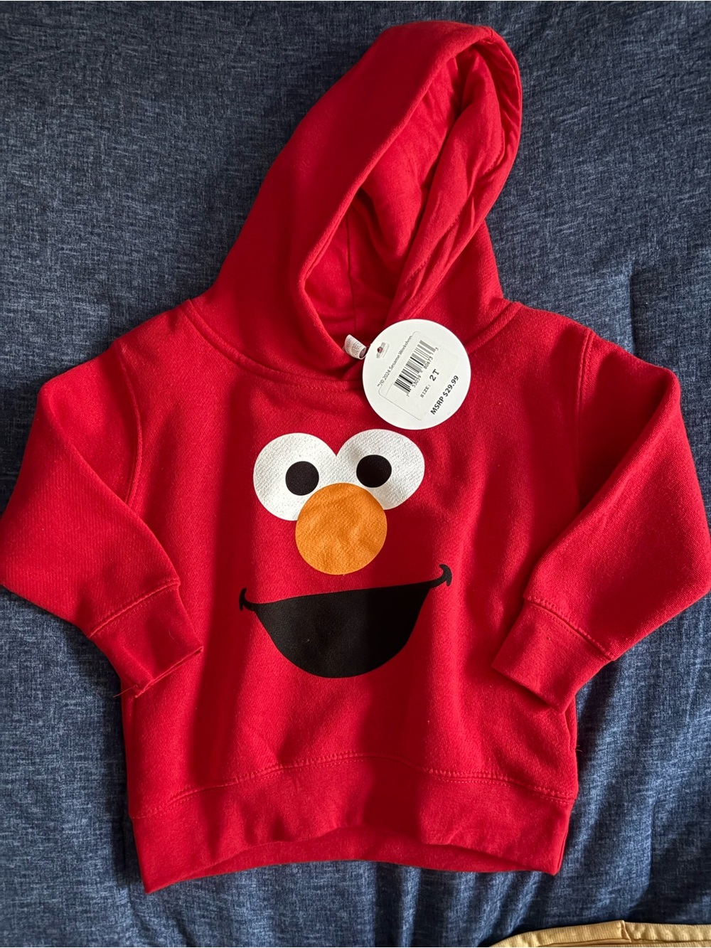 Sesame Street Red Elmo Face Hoodie from Learn & Play at American Dream